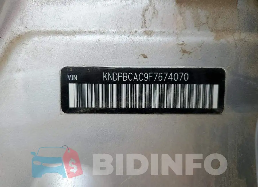 KNDPBCAC9F7674070 Photo# 13