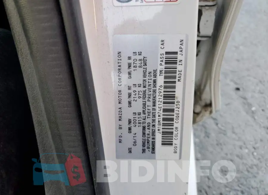 JM1BM1M74E1212976 Photo# 12