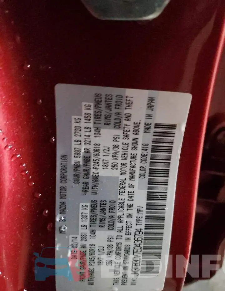 JM3TB3CV7E0436794 Photo# 12