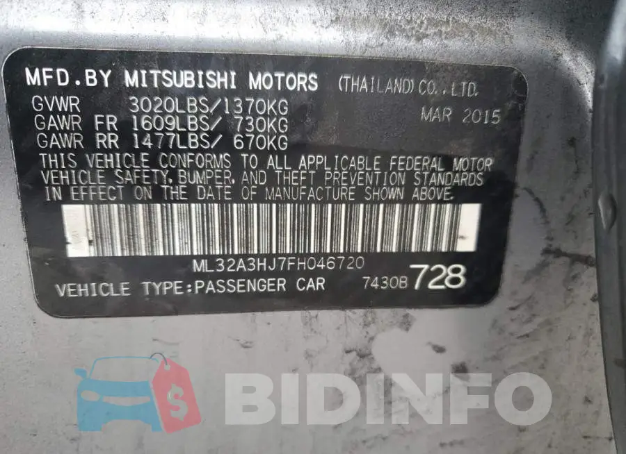 ML32A3HJ7FH046720 Photo# 12