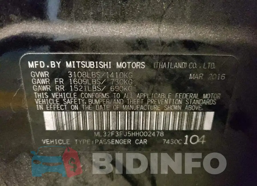 ML32F3FJ5HH002478 Photo# 10