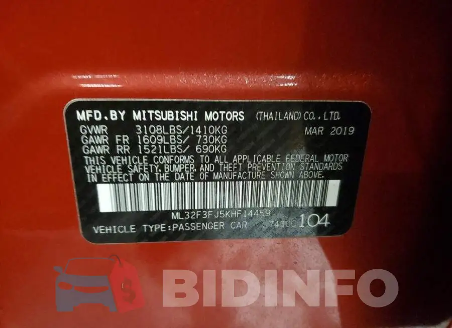 ML32F3FJ5KHF14459 Photo# 13