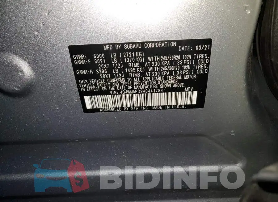 4S4WMAPD9M3441784 Photo# 10