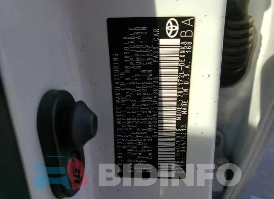 5YFBURHE2GP480706 Photo# 12