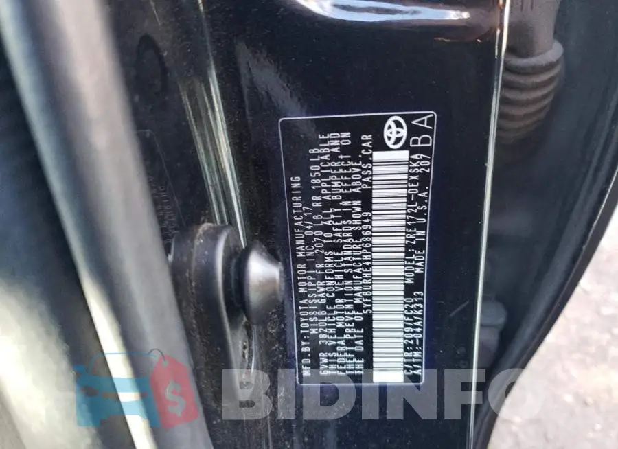 5YFBURHE4HP686949 Photo# 12