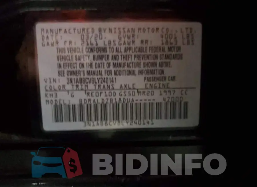 3N1AB8CV8LY240141 Photo# 12