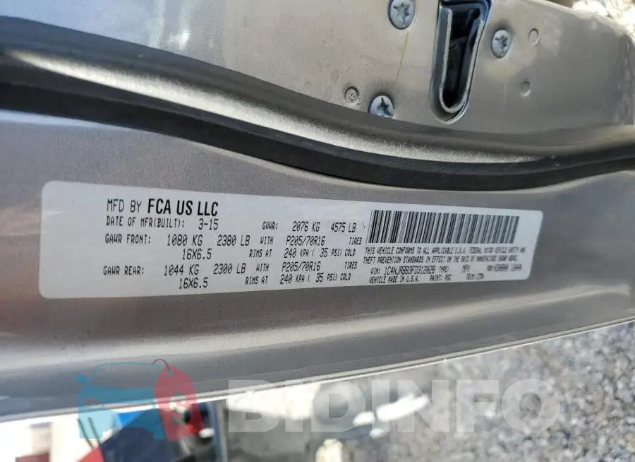 1C4NJRBB3FD312028 Photo# 13