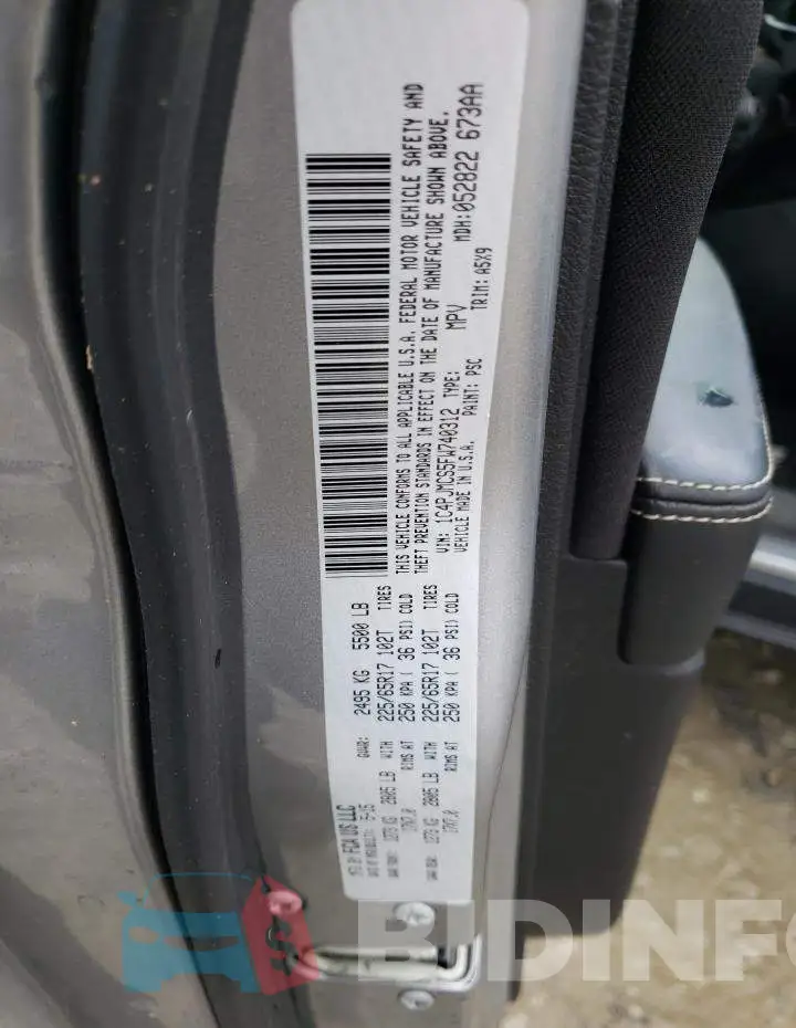 1C4PJMCS5FW740312 Photo# 12