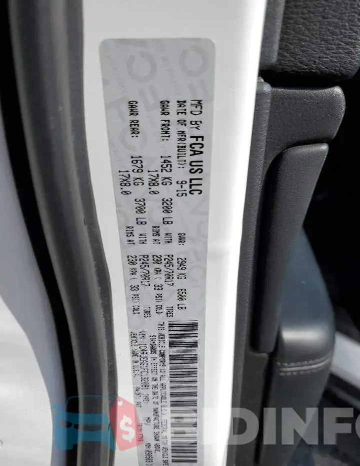 1C4RJEAG1FC132091 Photo# 13