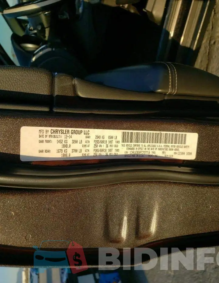 1C4RJEBG0FC727710 Photo# 13