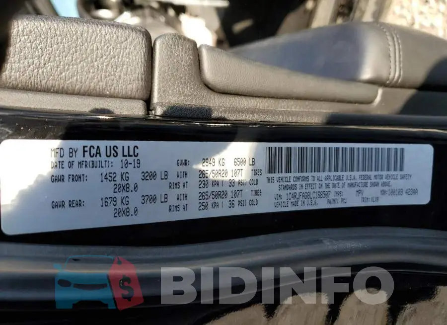 1C4RJFAG8LC168507 Photo# 13