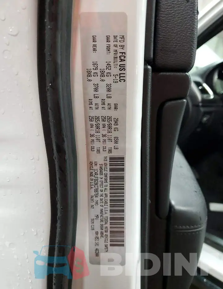 1C4RJFBG9KC788764 Photo# 12