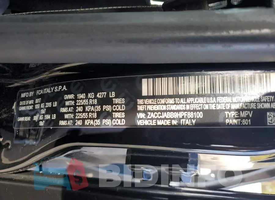 ZACCJABB9HPF88100 Photo# 13