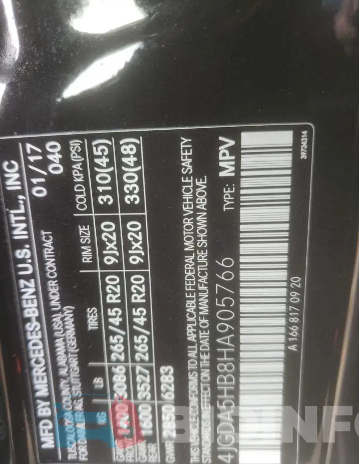 4JGDA5HB8HA905766 Photo# 14