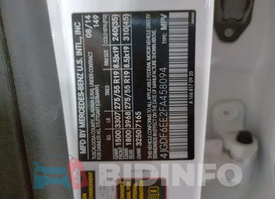 4JGDF6EE2FA458094 Photo# 13