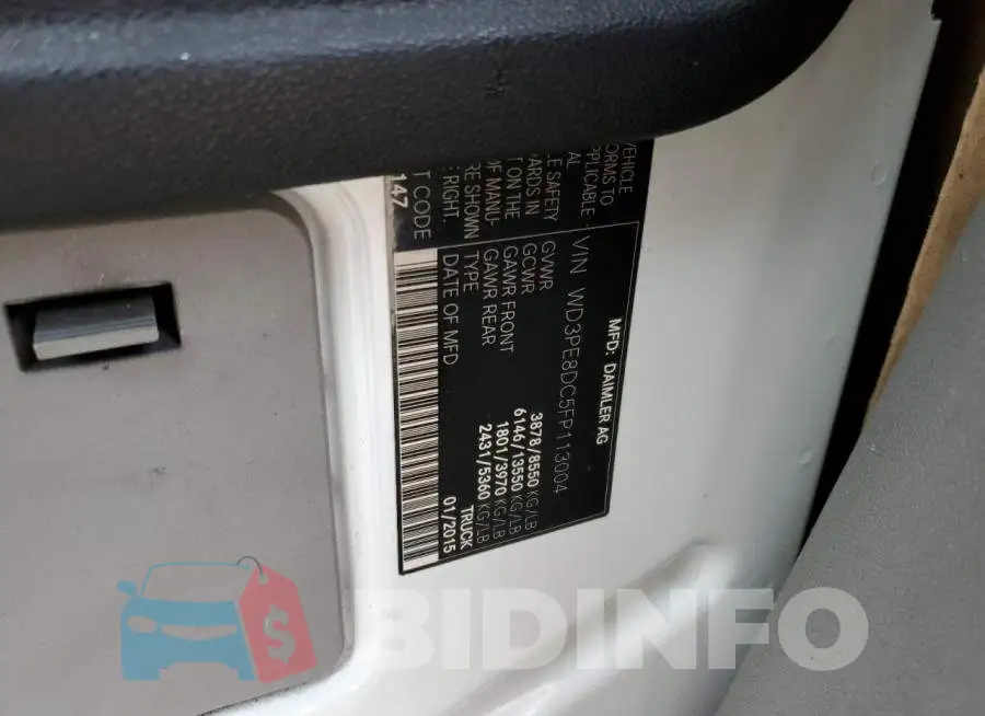 WD3PE8DC5FP113004 Photo# 10