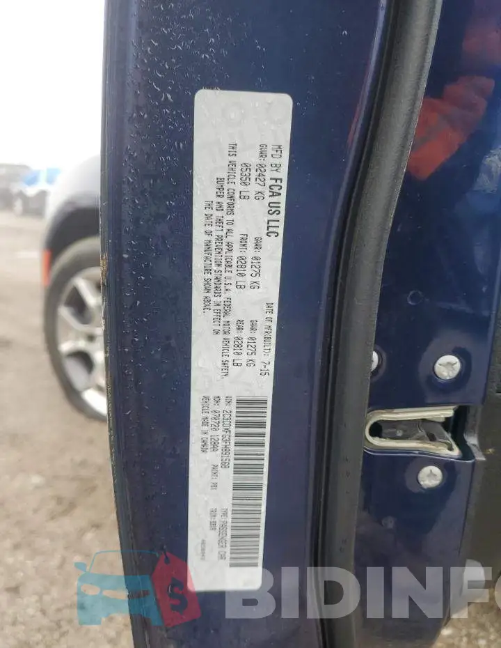 2C3CDXFG3FH891568 Photo# 12