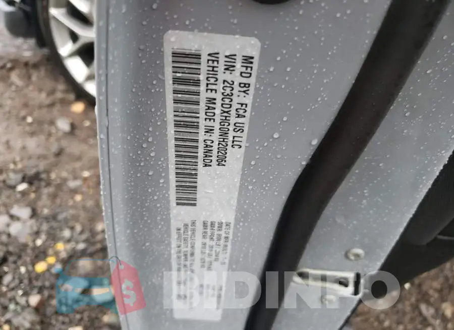 2C3CDXHG0NH202064 Photo# 12