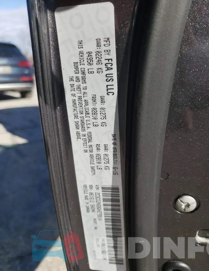 2C3CDZAG9GH279914 Photo# 12