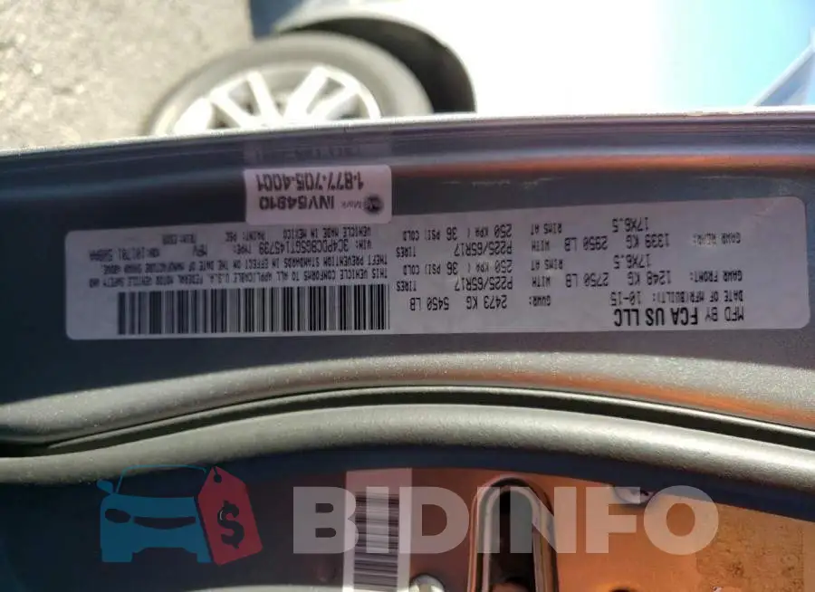 3C4PDCBG5GT145739 Photo# 12