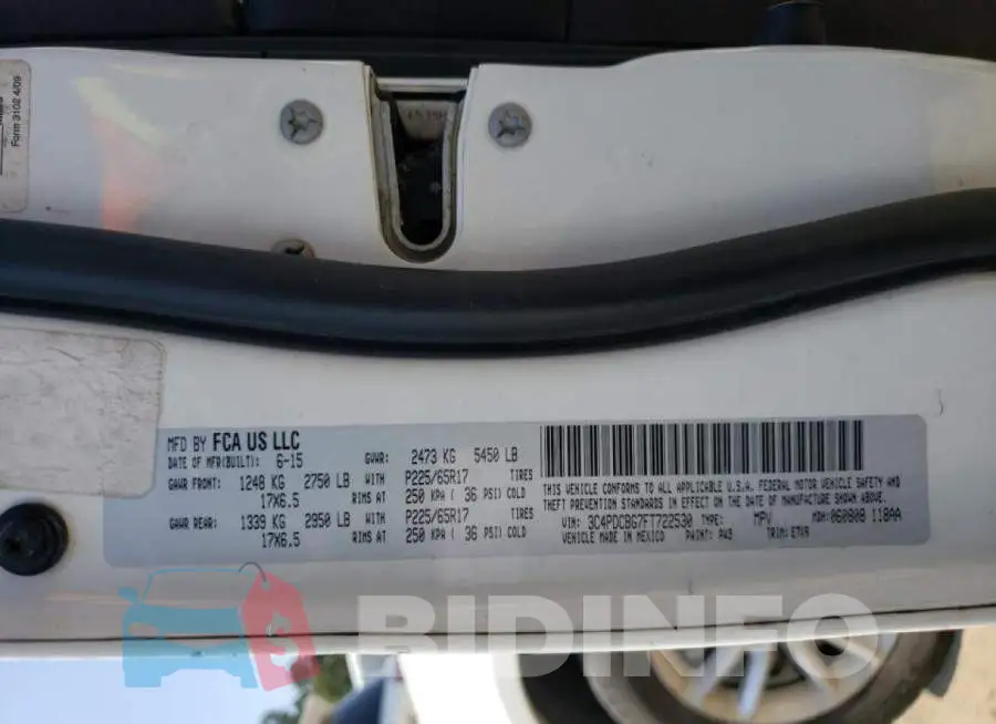 3C4PDCBG7FT722530 Photo# 10