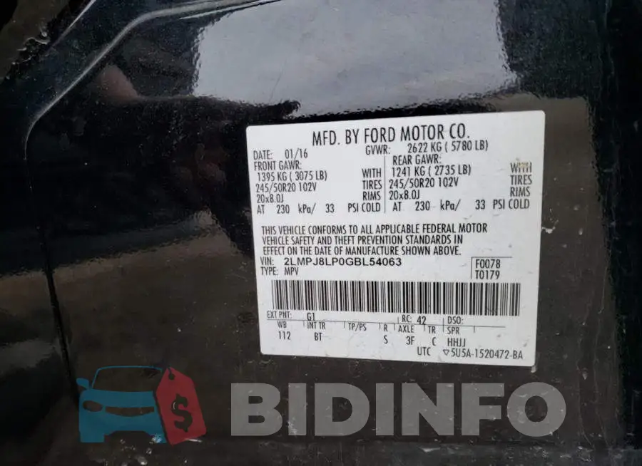 2LMPJ8LP0GBL54063 Photo# 13