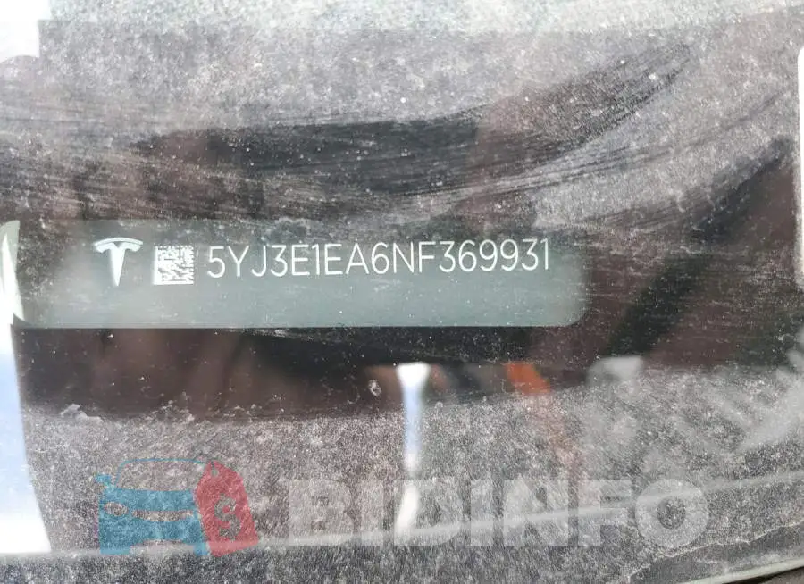 5YJ3E1EA6NF369931 Photo# 12