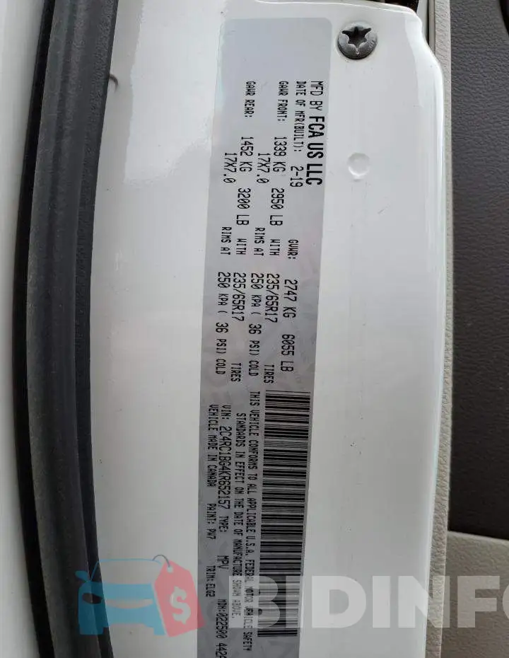 2C4RC1BG4KR652157 Photo# 14
