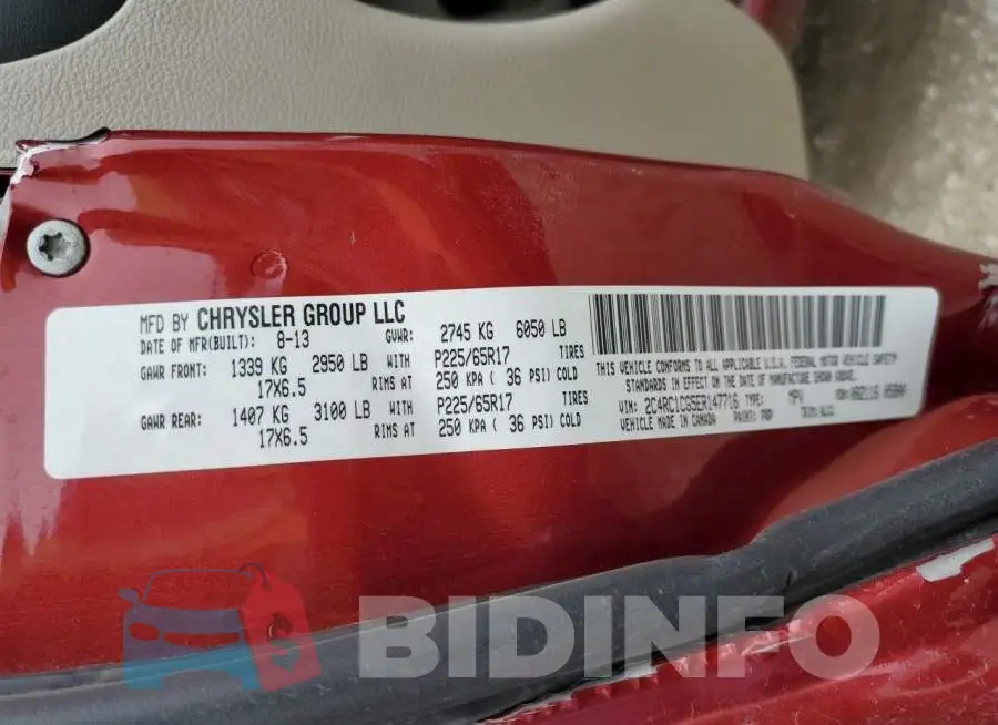 2C4RC1CG5ER147716 Photo# 13