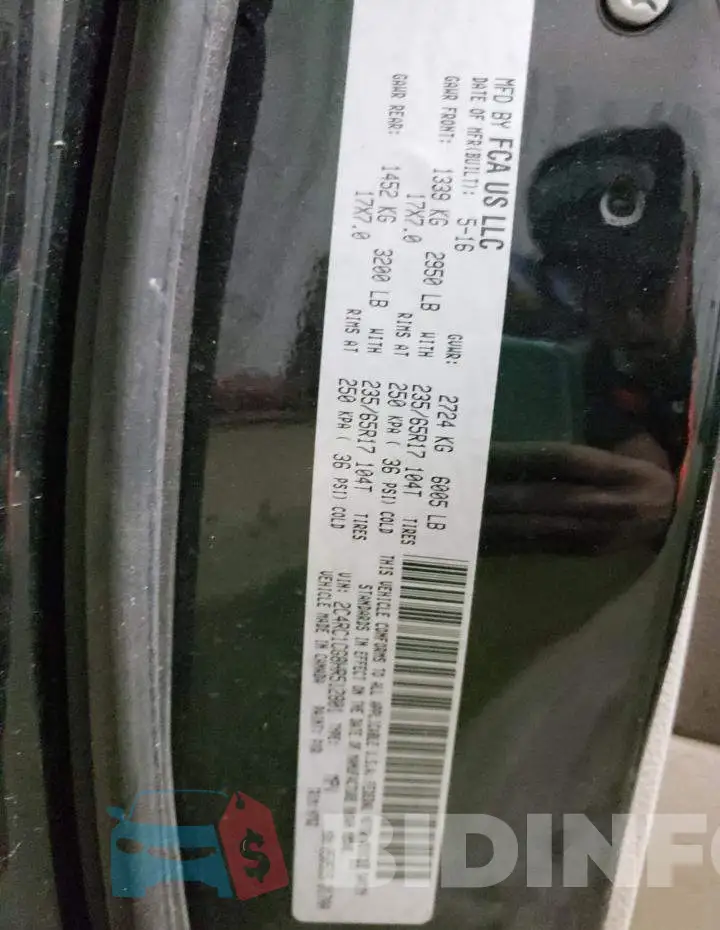 2C4RC1CG8HR512801 Photo# 14