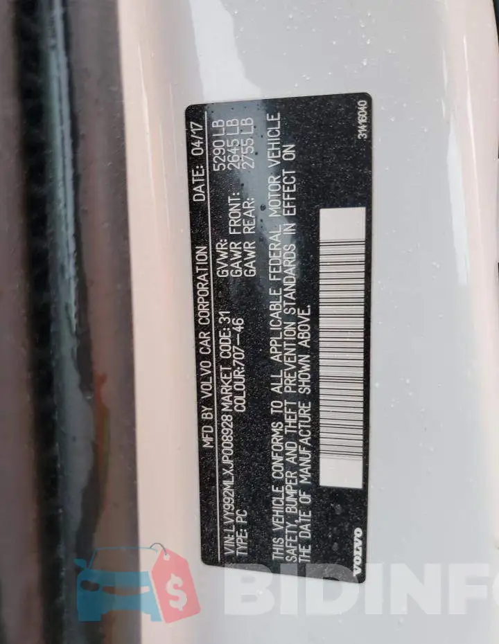 LVY992MLXJP008928 Photo# 12