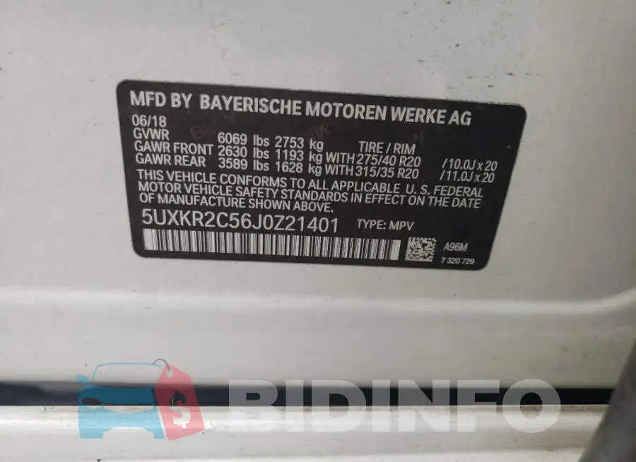 5UXKR2C56J0Z21401 Photo# 10