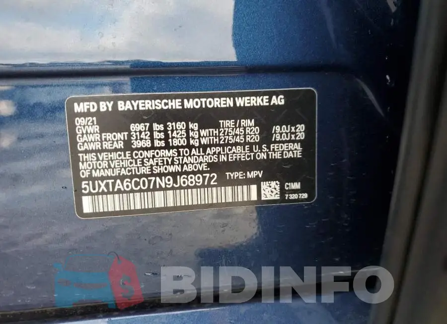 5UXTA6C07N9J68972 Photo# 13