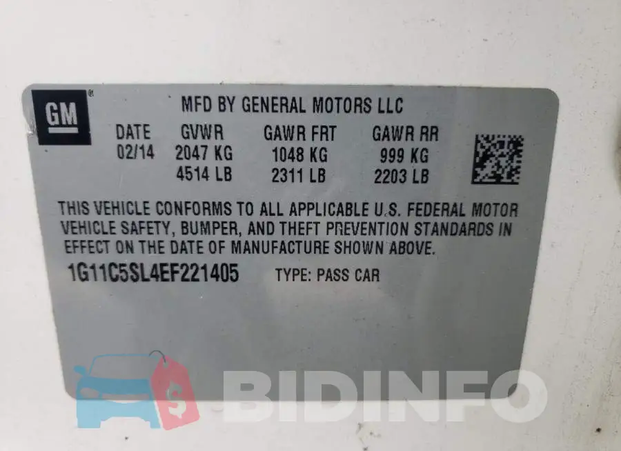 1G11C5SL4EF221405 Photo# 12