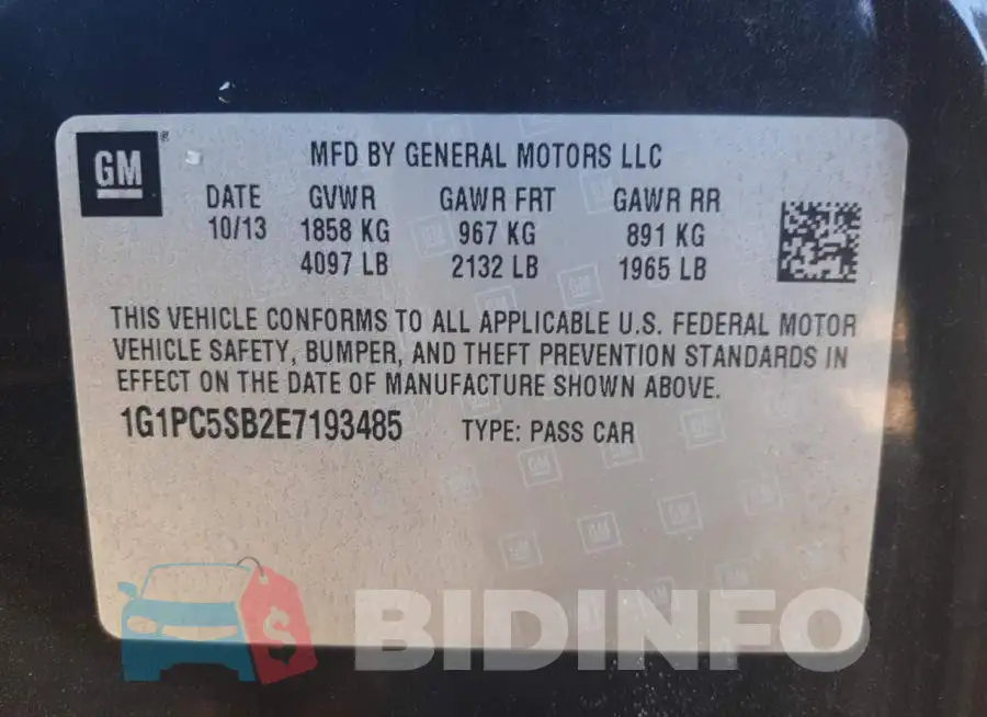 1G1PC5SB2E7193485 Photo# 12