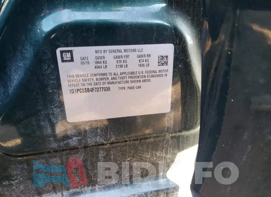 1G1PC5SB4F7277938 Photo# 12