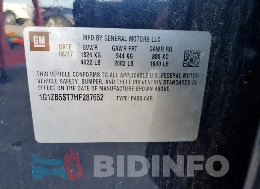 1G1ZB5ST7HF287652 Photo# 10