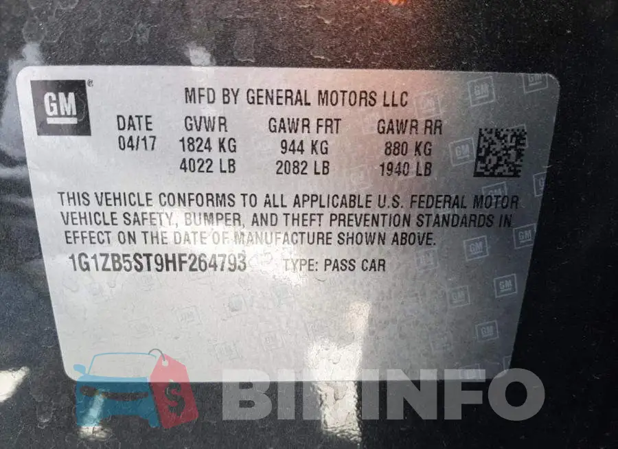 1G1ZB5ST9HF264793 Photo# 10