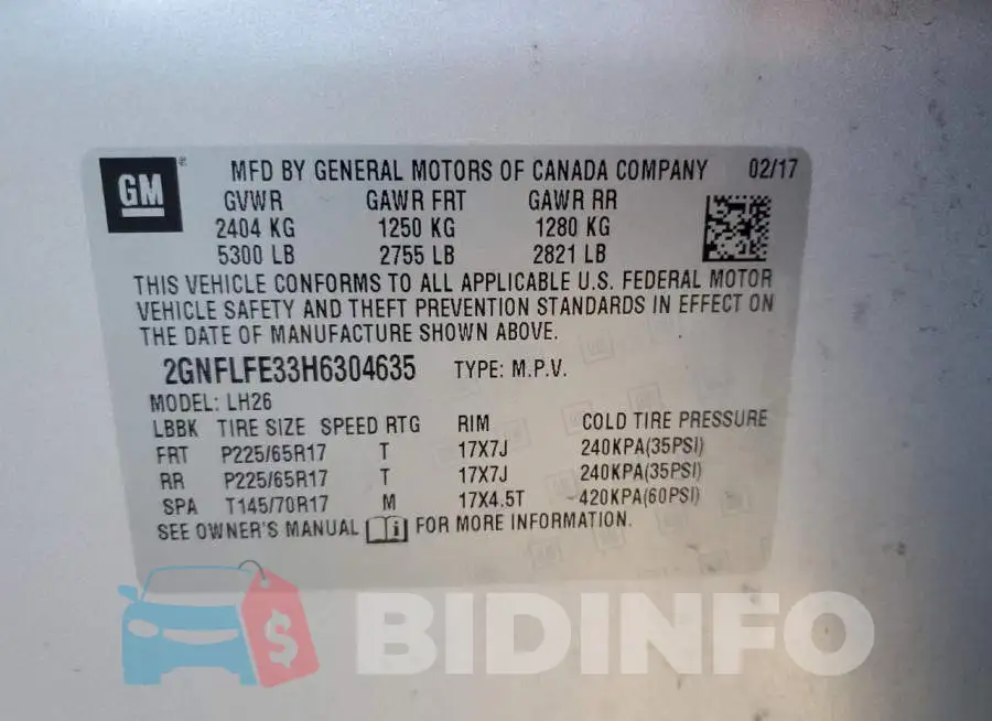 2GNFLFE33H6304635 Photo# 12