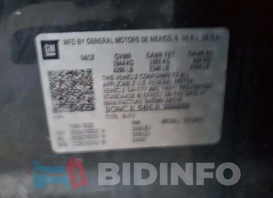 3GNCJLSB5JL368860 Photo# 13