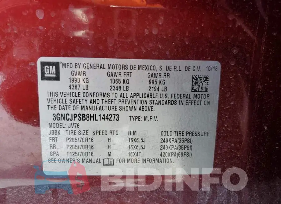 3GNCJPSB8HL144273 Photo# 14
