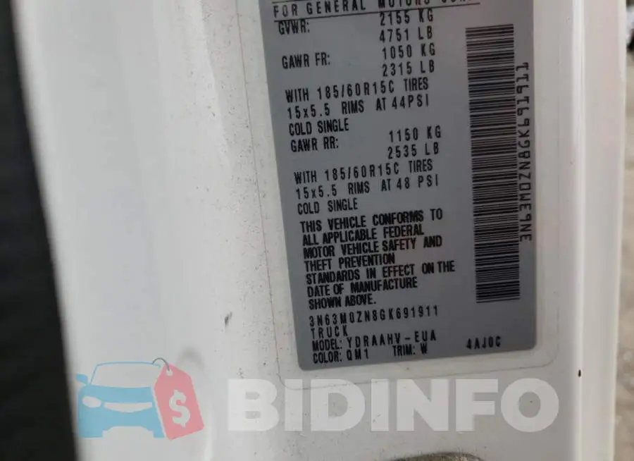 3N63M0ZN8GK691911 Photo# 14