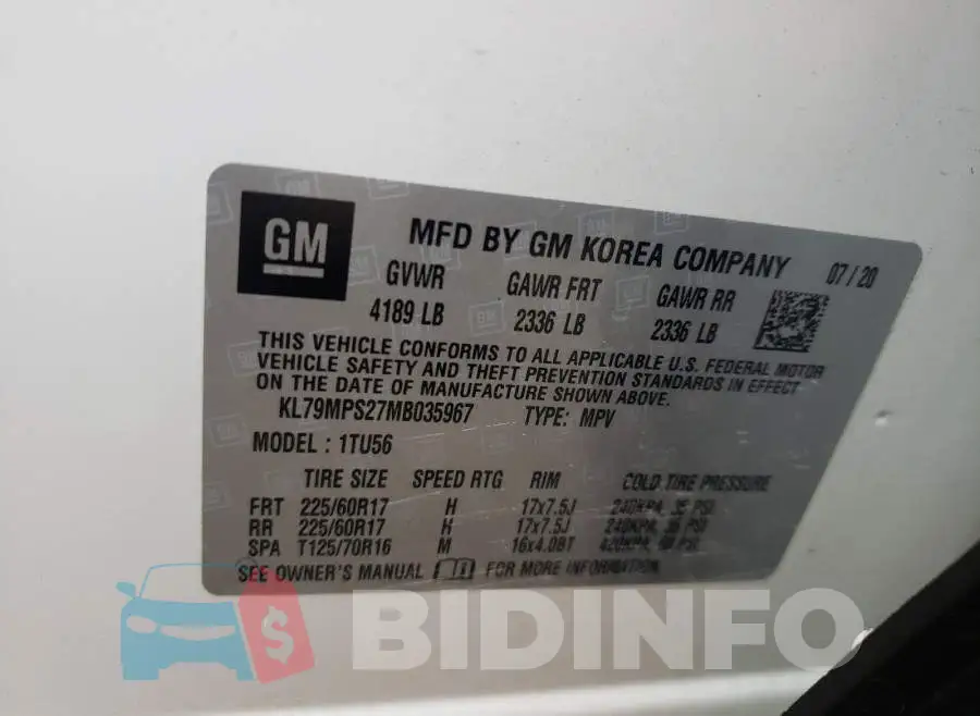 KL79MPS27MB035967 Photo# 10