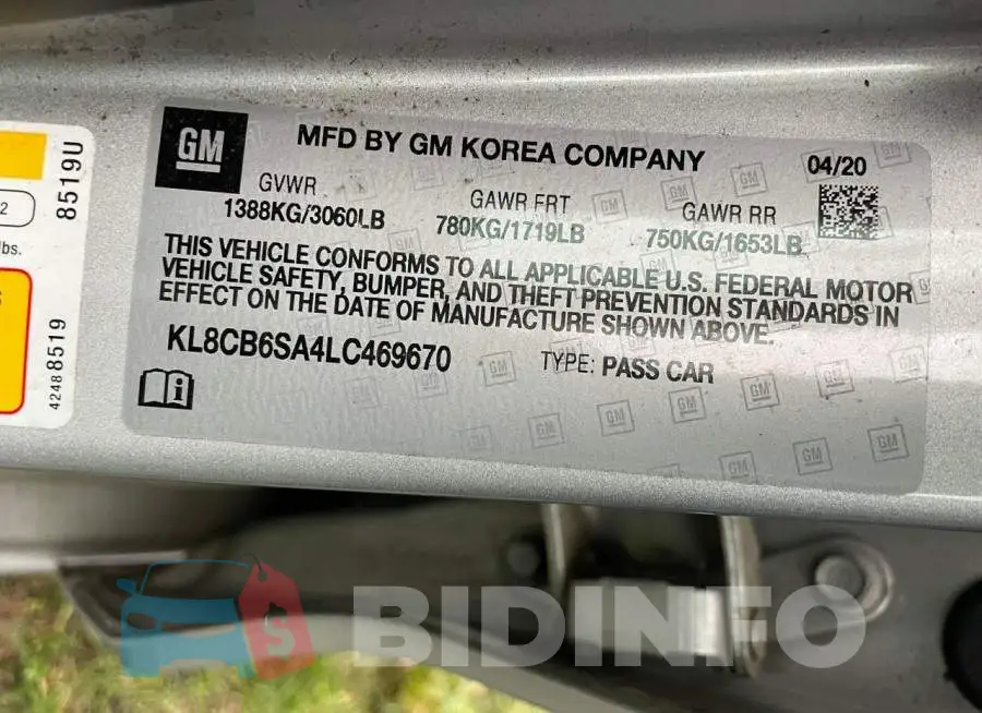 KL8CB6SA4LC469670 Photo# 10