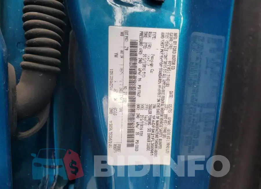 1FADP3K21FL300981 Photo# 13