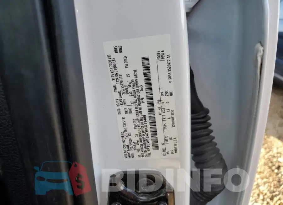 1FTEW1E47KKD11485 Photo# 12