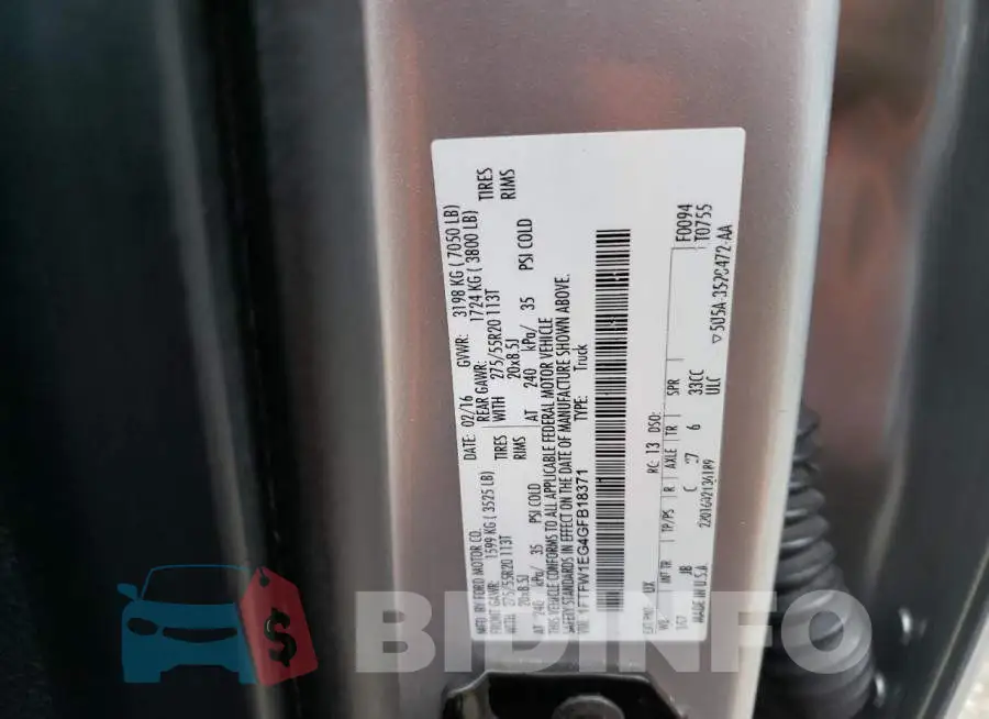 1FTFW1EG4GFB18371 Photo# 12
