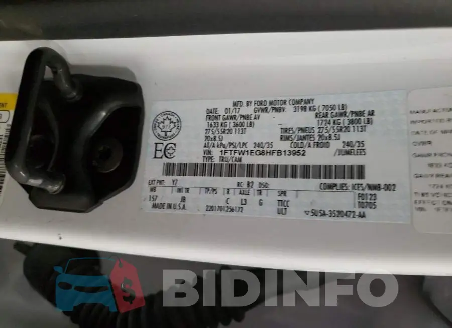 1FTFW1EG8HFB13952 Photo# 13