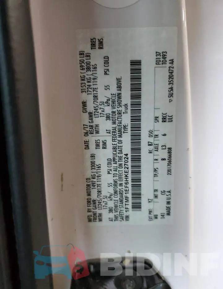1FTMF1EF6HKE27024 Photo# 12