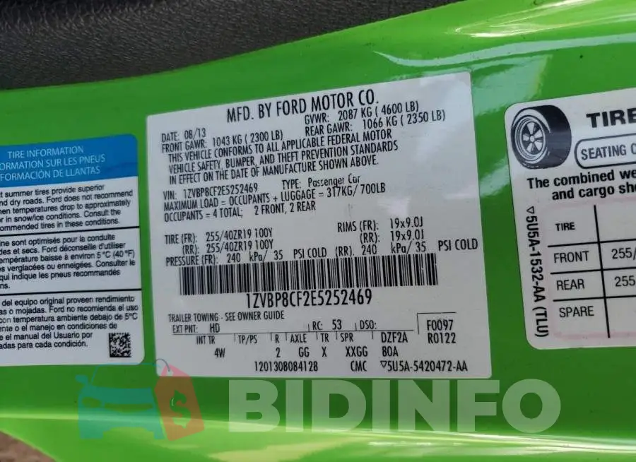 1ZVBP8CF2E5252469 Photo# 13